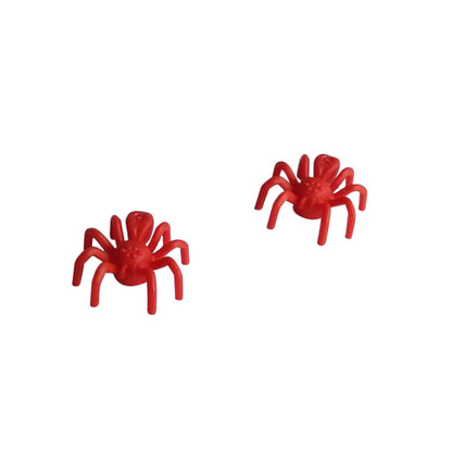 LEGO punainen hämähäkki osa 29111 pitkänomainen vatsa paljon pieniä hämähäkkejä
