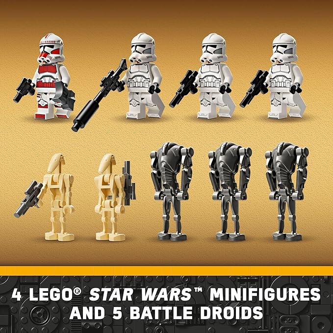 LEGO Star Wars Battle Pack 75372 clone troopers droids set, minifigures
