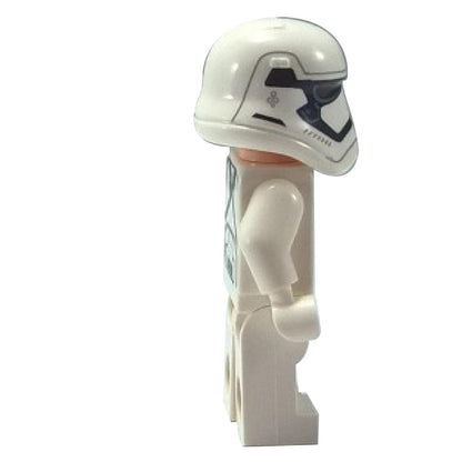 Back view of LEGO® Star Wars First Order Heavy Assault Stormtrooper Minifigure (sw0695) showing printed armor and backpack attachment details.