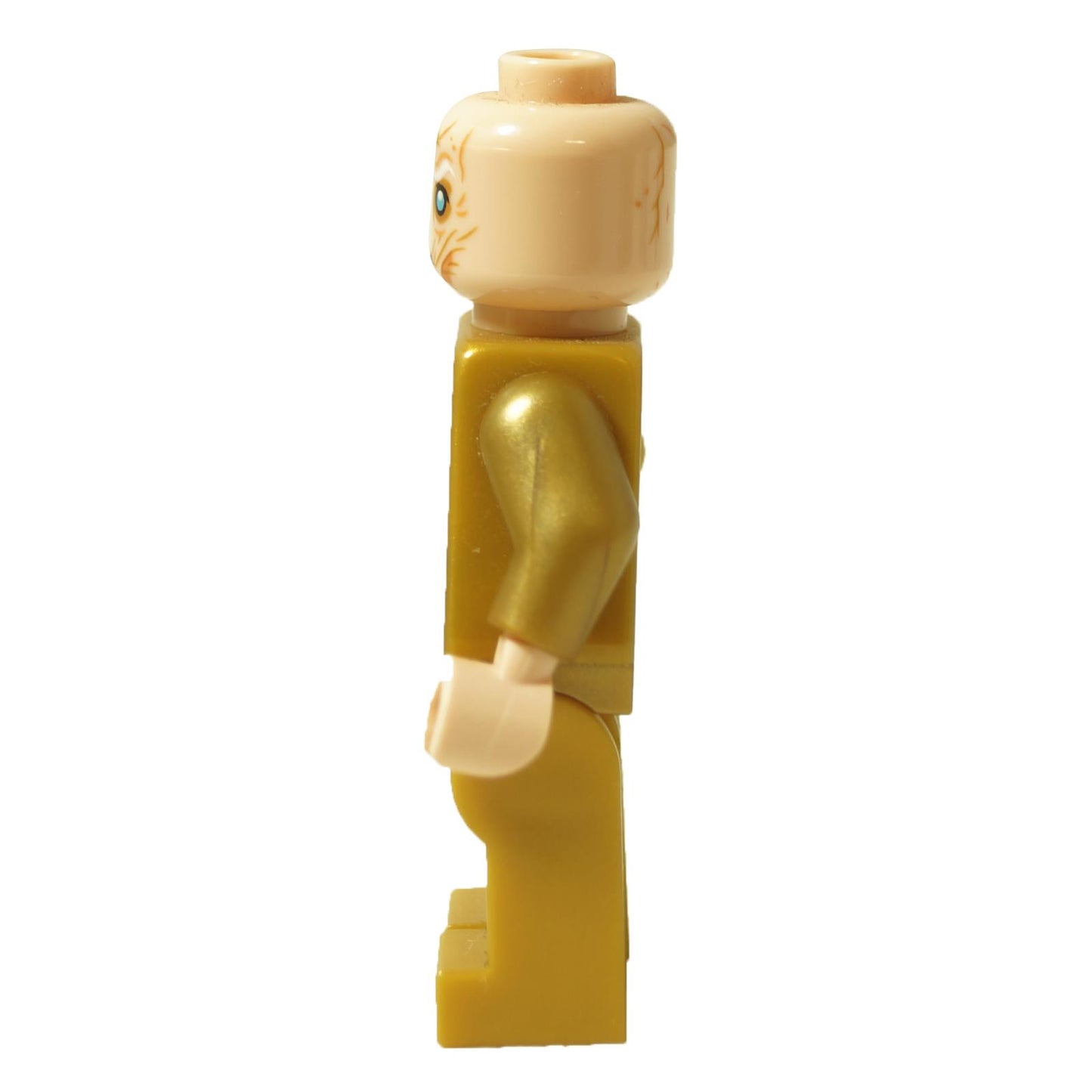 LEGO® Minifigura de Star Wars Supreme Leader Snoke perfil lateral mostrando túnica detallada.