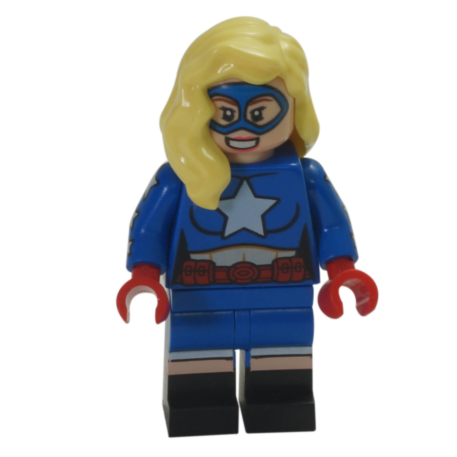 LEGO Stargirl minifigure colsh04 blue suit with star emblem