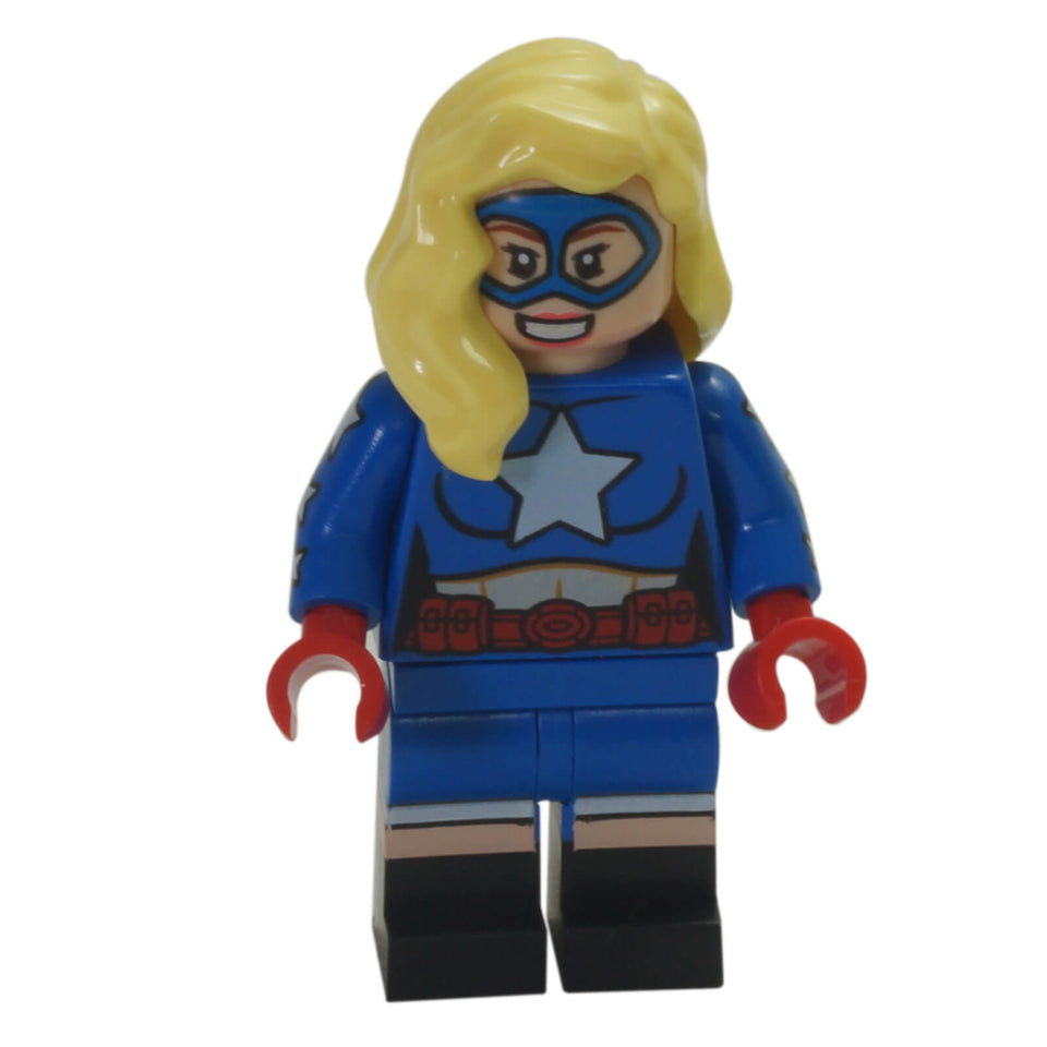 LEGO Stargirl minifigure colsh04 blue suit with star emblem