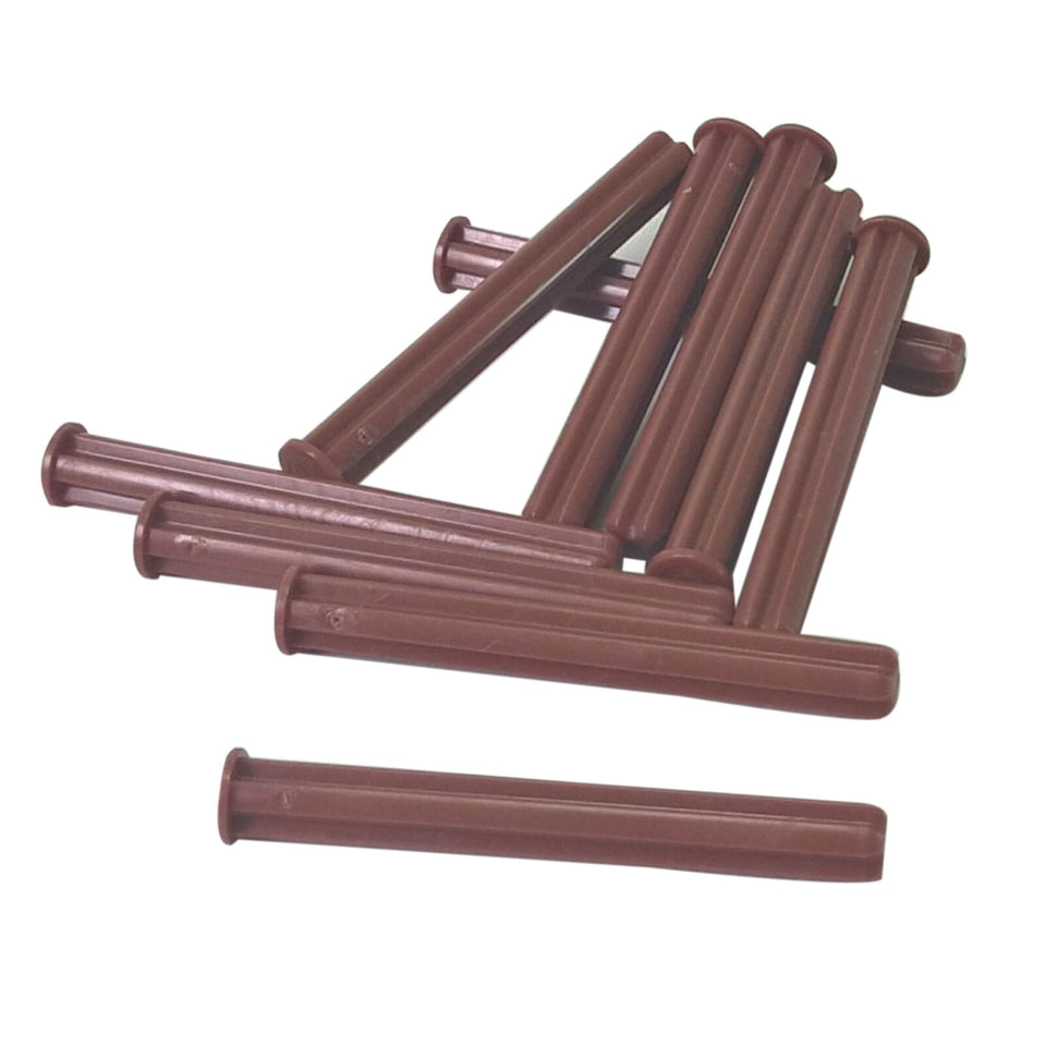 LEGO® Technic Axle 5L with Stop Part 15462 reddish brown