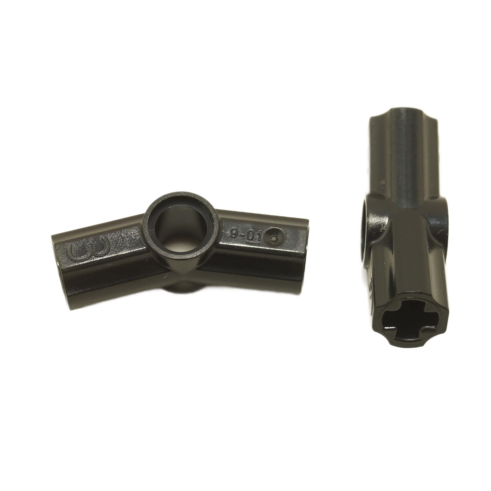 LEGO® Connettore angolare #3 per assi e perni Technic con piega di 157,5 gradi, utilizzato per connessioni offset e strutturali, colore nero
