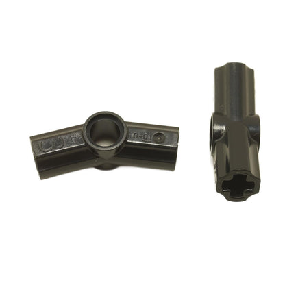 LEGO® Connettore angolare #3 per assi e perni Technic con piega di 157,5 gradi, utilizzato per connessioni offset e strutturali, colore nero
