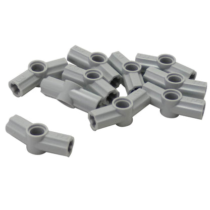 LEGO® Connettore angolare #3 per assi e perni Technic con piega di 157,5 gradi, utilizzato per connessioni offset e strutturali, colore grigio bluastro chiaro
