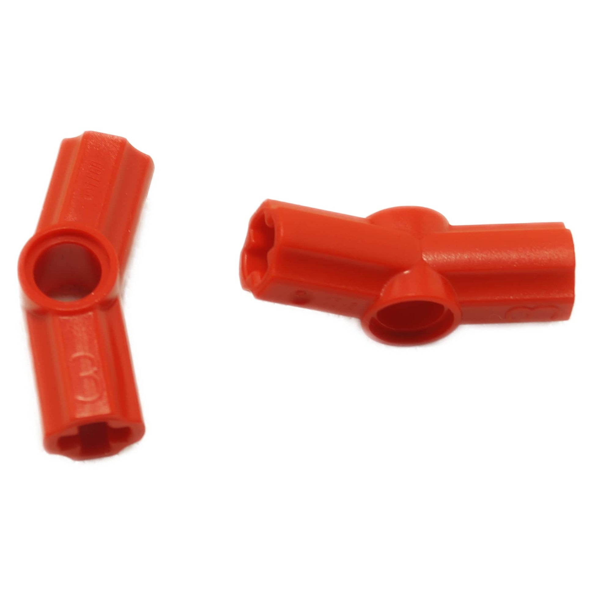 LEGO® Connettore angolare #3 per assi e perni Technic con piega di 157,5 gradi, utilizzato per connessioni offset e strutturali, colore rosso
