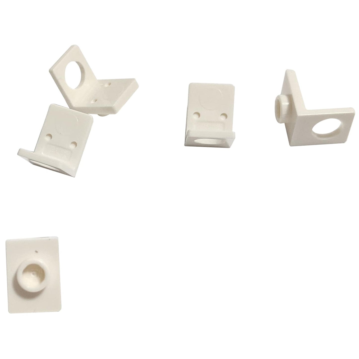 LEGO® Technic axle and pin connector angled #3 with 157.5 degree bend, used for offset and structural Technic connections, white color
