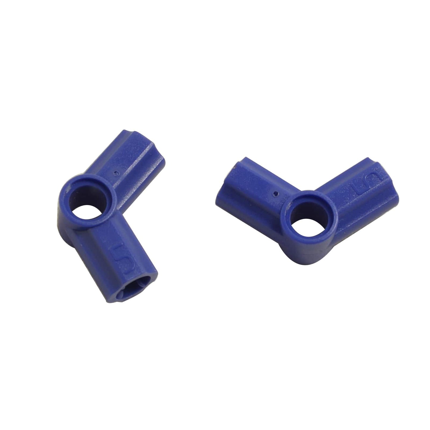 LEGO® Technic axle and pin connector angled #5 at 112.5 degrees in violet for precise angled structures.
