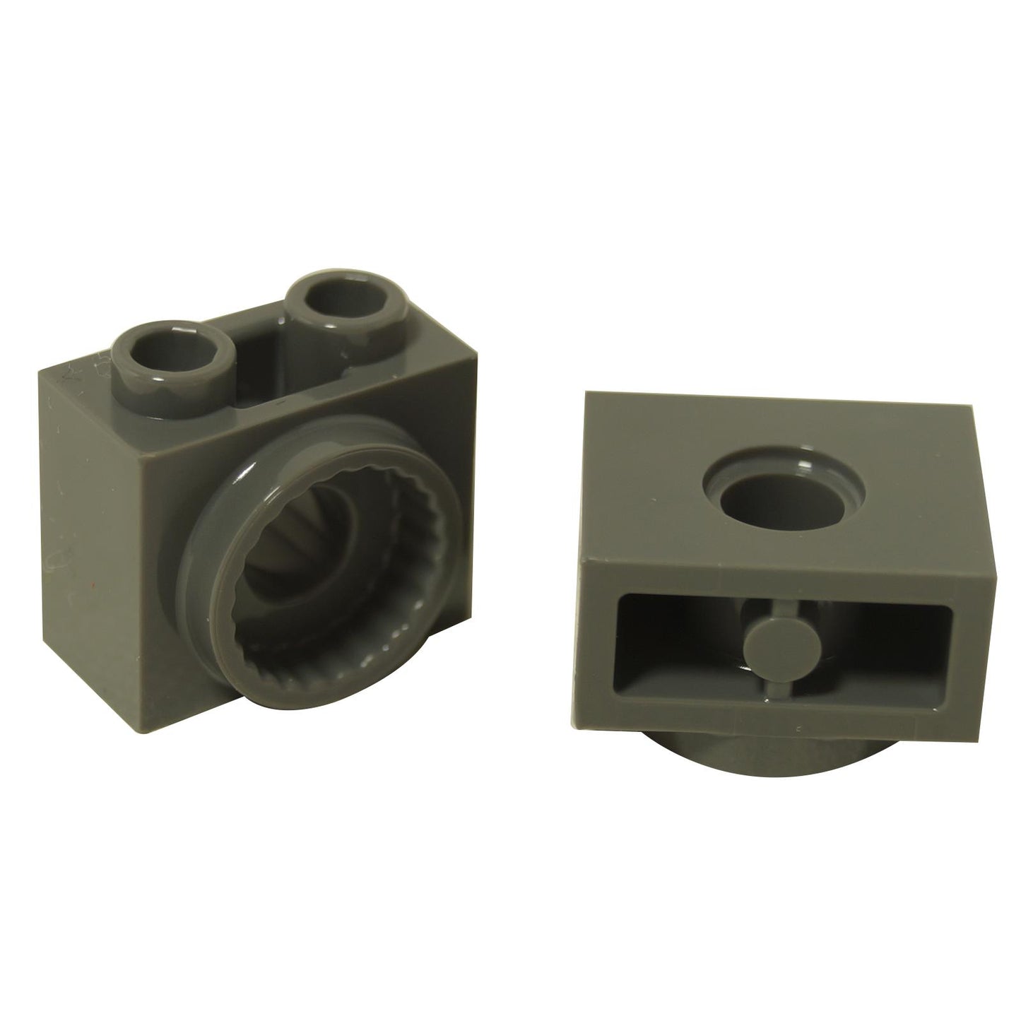 LEGO® Mattoncino Technic 1x2 con presa per giunto in grigio bluastro scuro, parte di collegamento per costruzioni a giunto sferico e collegamenti
