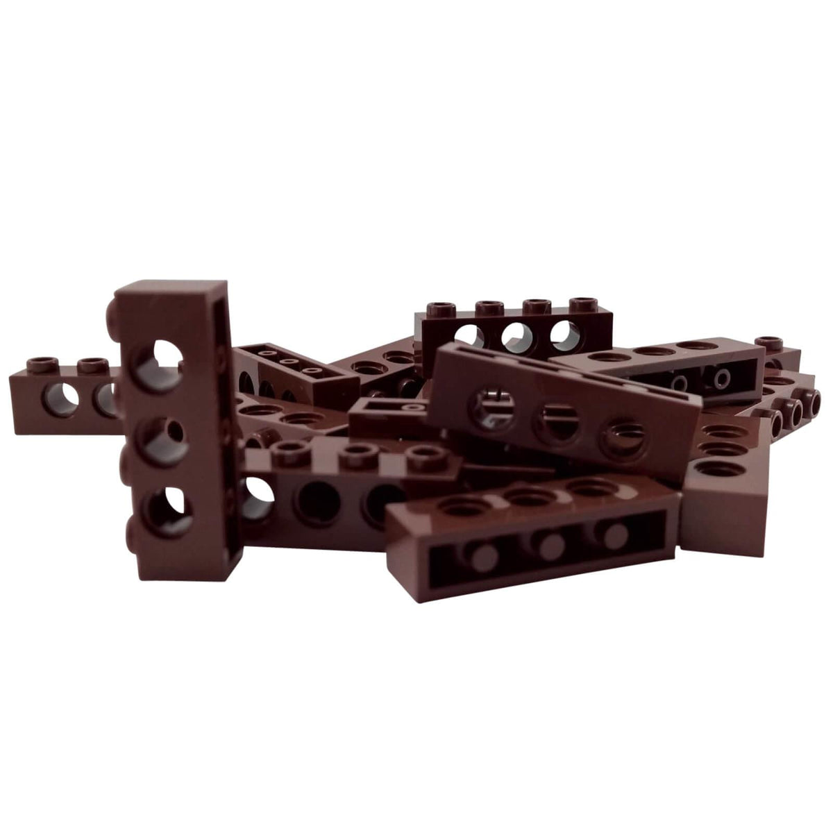 lego-technic-brick-1x4-3701-reddish-brown-lot-20
