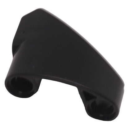 Black LEGO Technic Curved Panel #10 3 x 3 Tapered Right 2403 curved exterior view