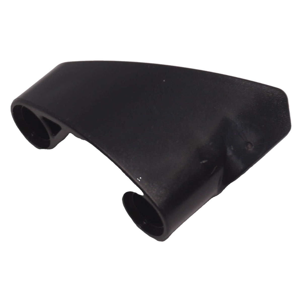 Black LEGO Technic Curved Panel #9 3 x 3 Tapered Left 2395 exterior view