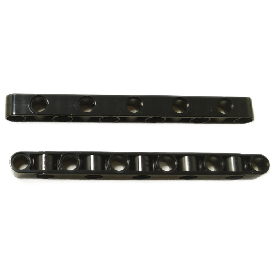 LEGO Technic liftarm 1x11 73507 with axle hole and pin holes, black
