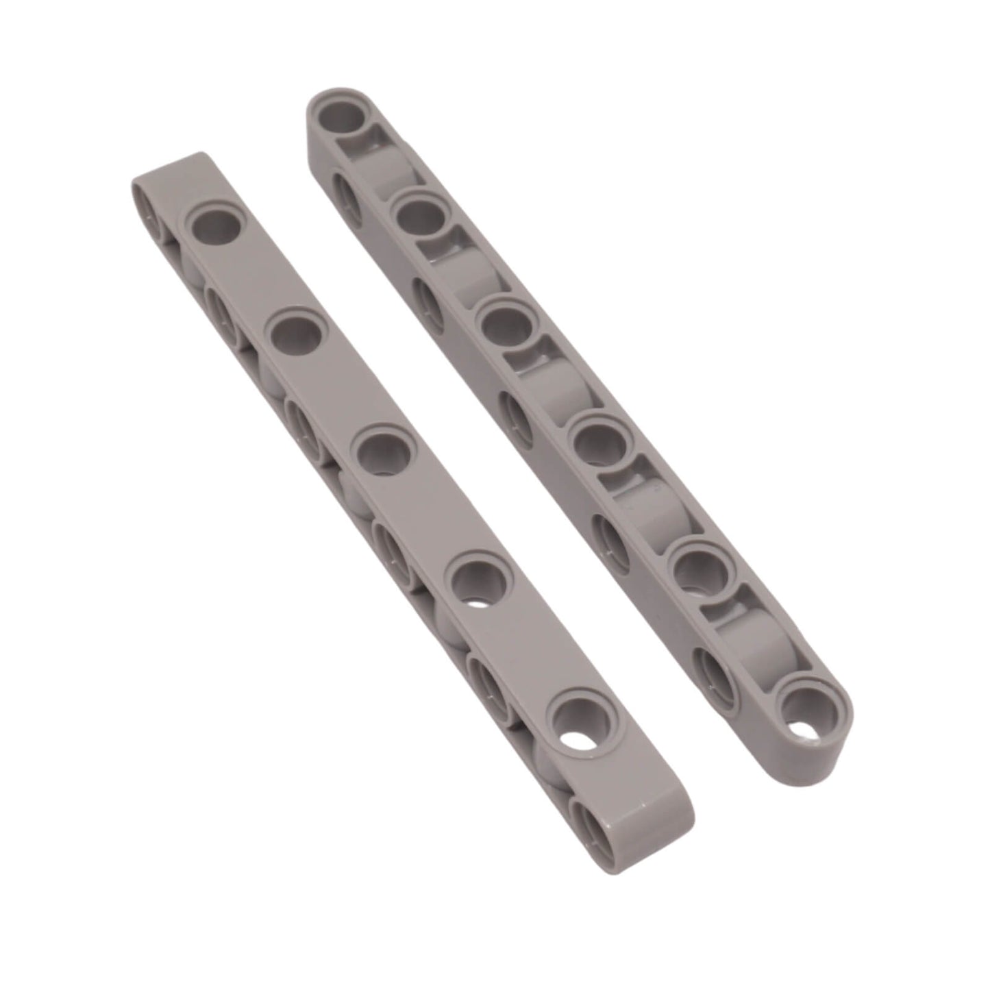 LEGO Technic liftarm 1x11 73507 with axle hole and pin holes, light bluish gray
