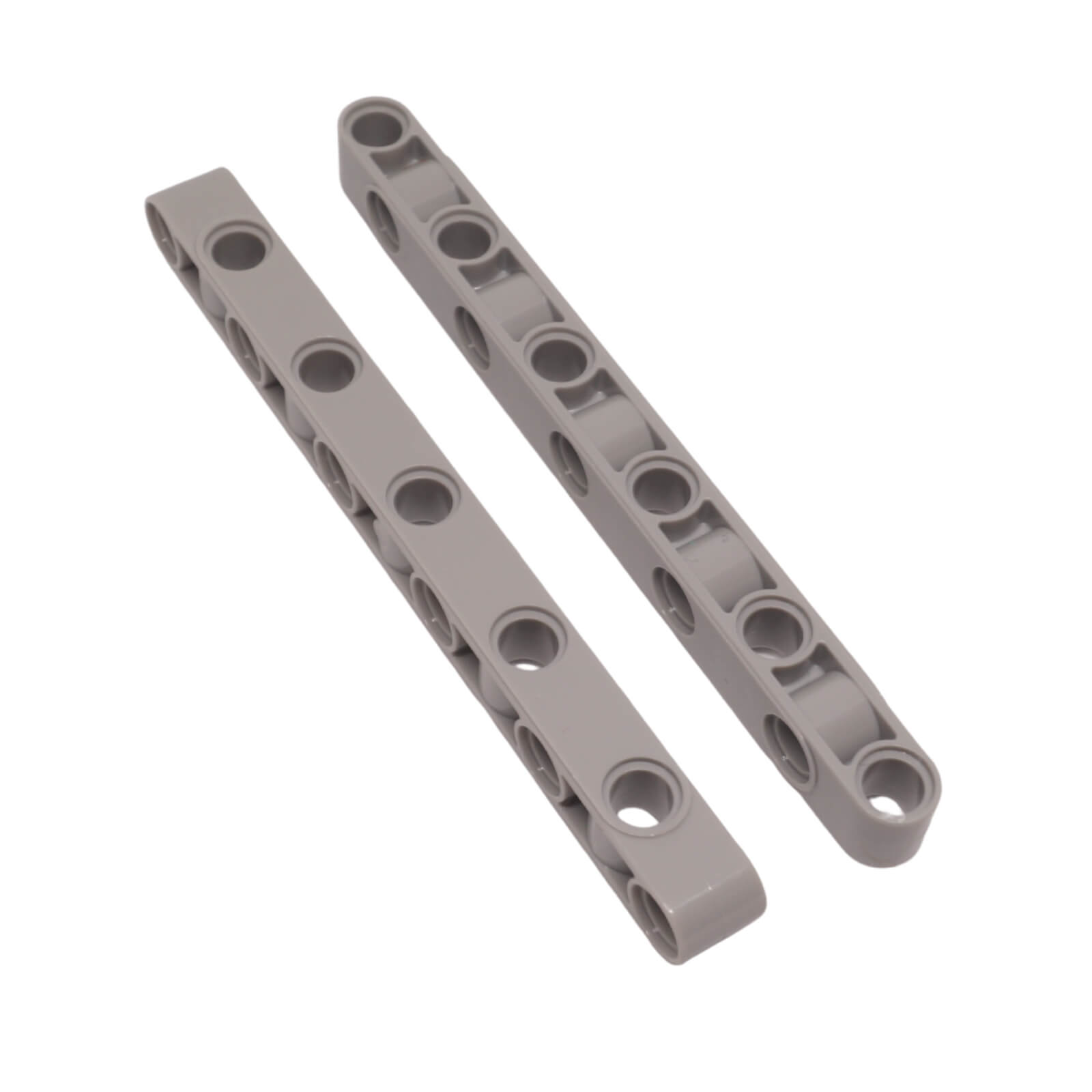 LEGO Technic liftarm 1x11 73507 with axle hole and pin holes, light bluish gray