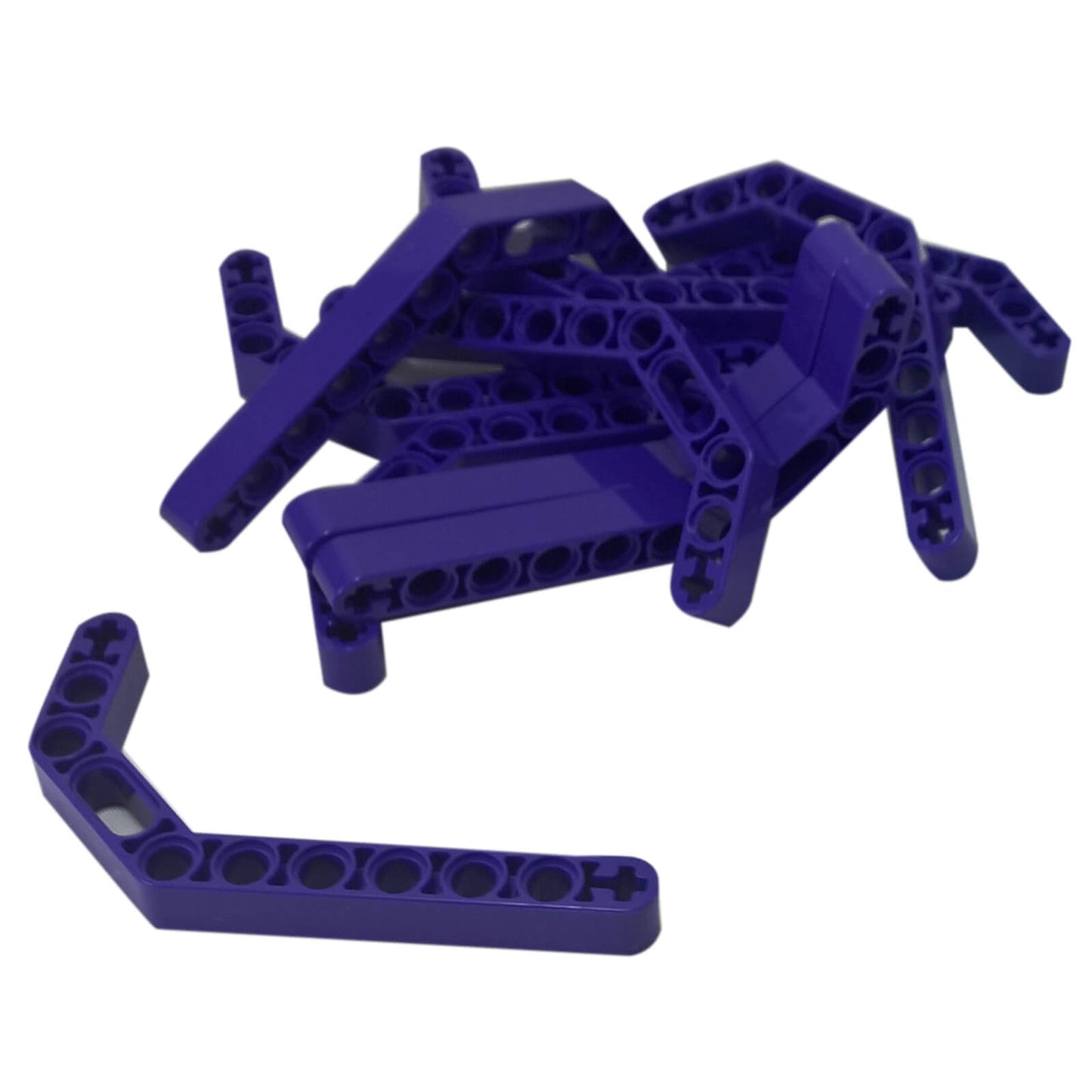 LEGO Technic double bent liftarm 1x11.5 part 32009, dark purple