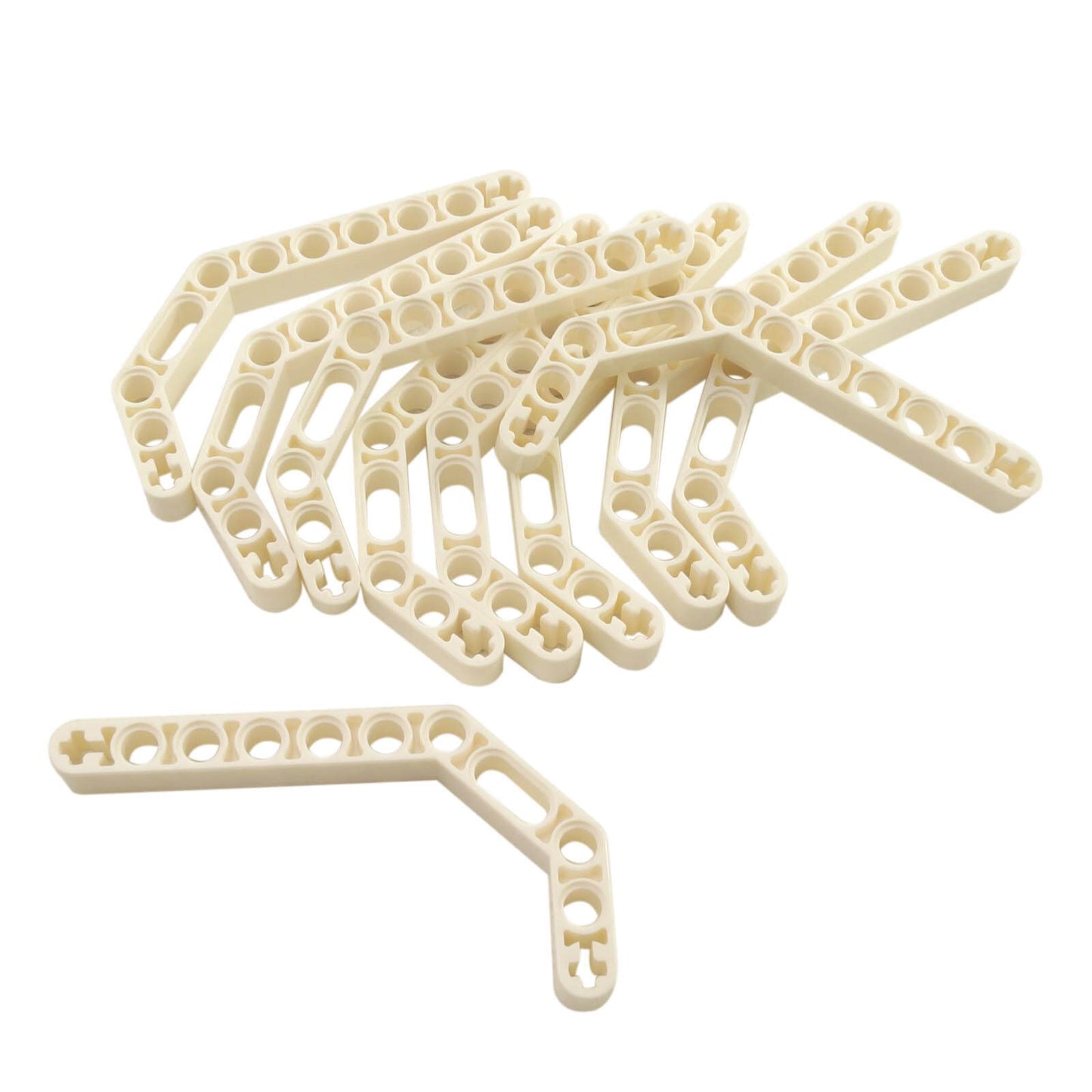 LEGO Technic double bent liftarm 1x11.5 part 32009, white