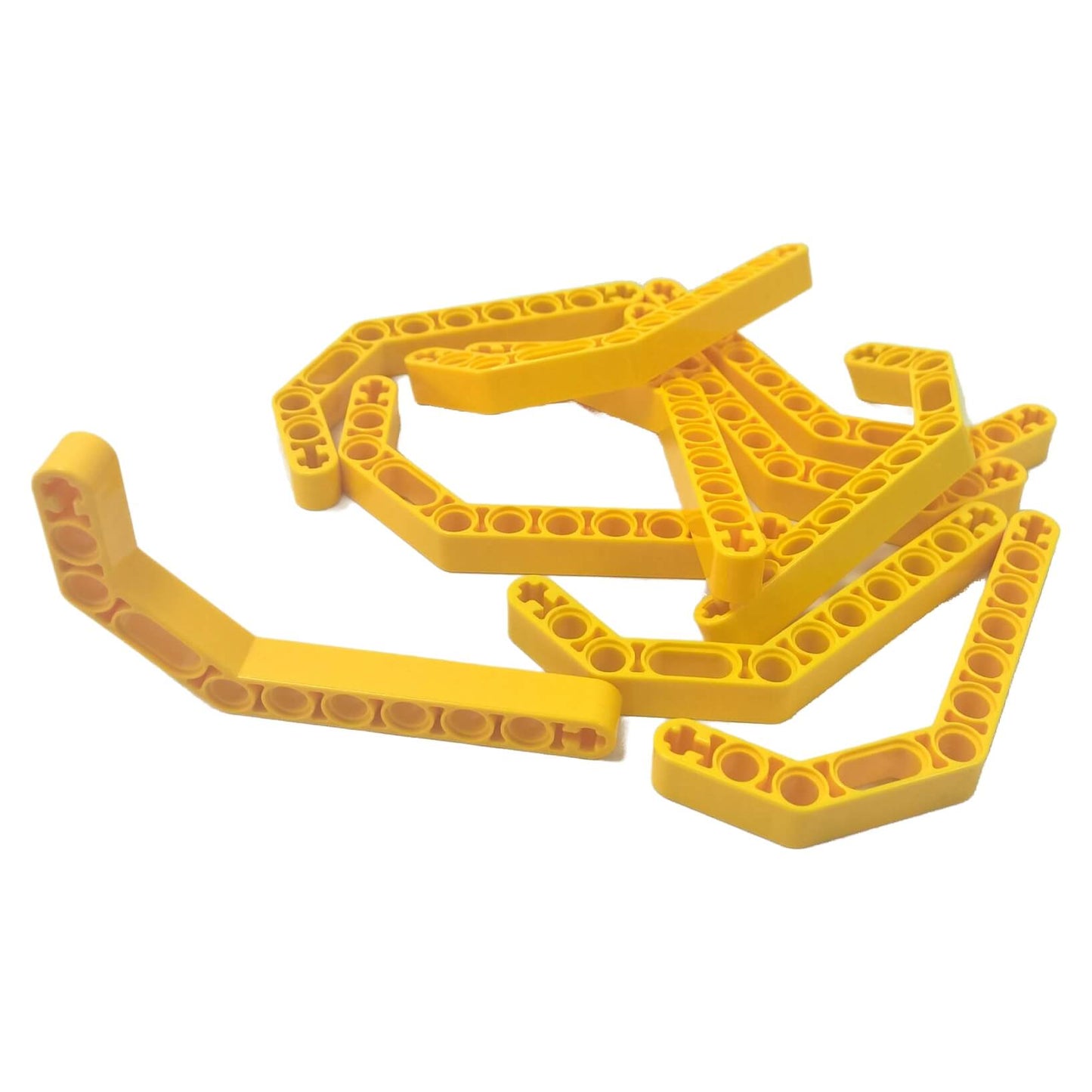 LEGO Technic double bent liftarm 1x11.5 part 32009, yellow