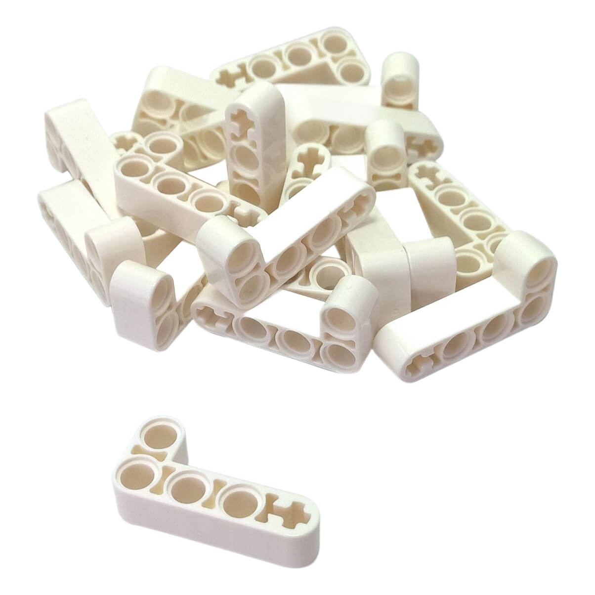 LEGO® Technic Liftarm Modified Bent Thick L-Shape 2 x 4 White Part 32140
