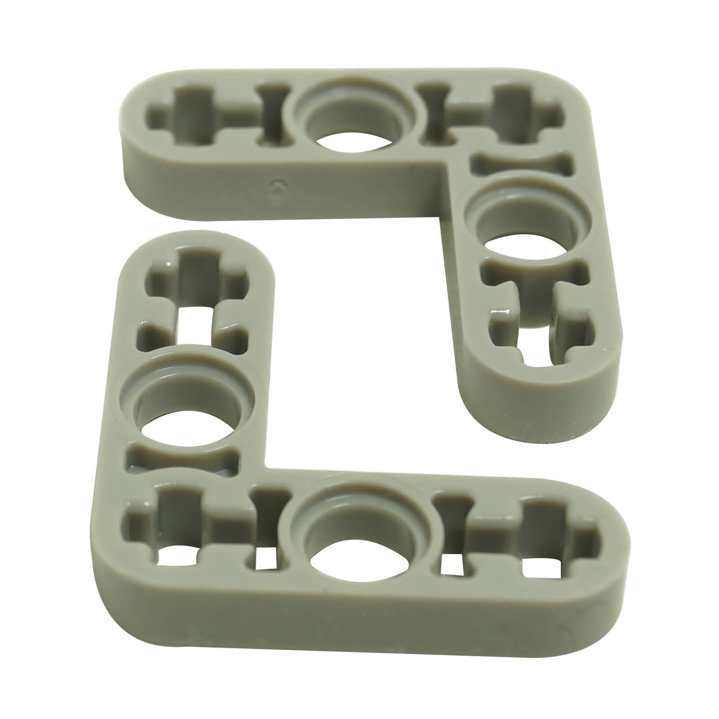 LEGO® Technic Liftarm Modified Bent Thin L-Shape 3 x 3 (Part 32526) in light bluish gray, used for compact angled Technic structures and frame connections
