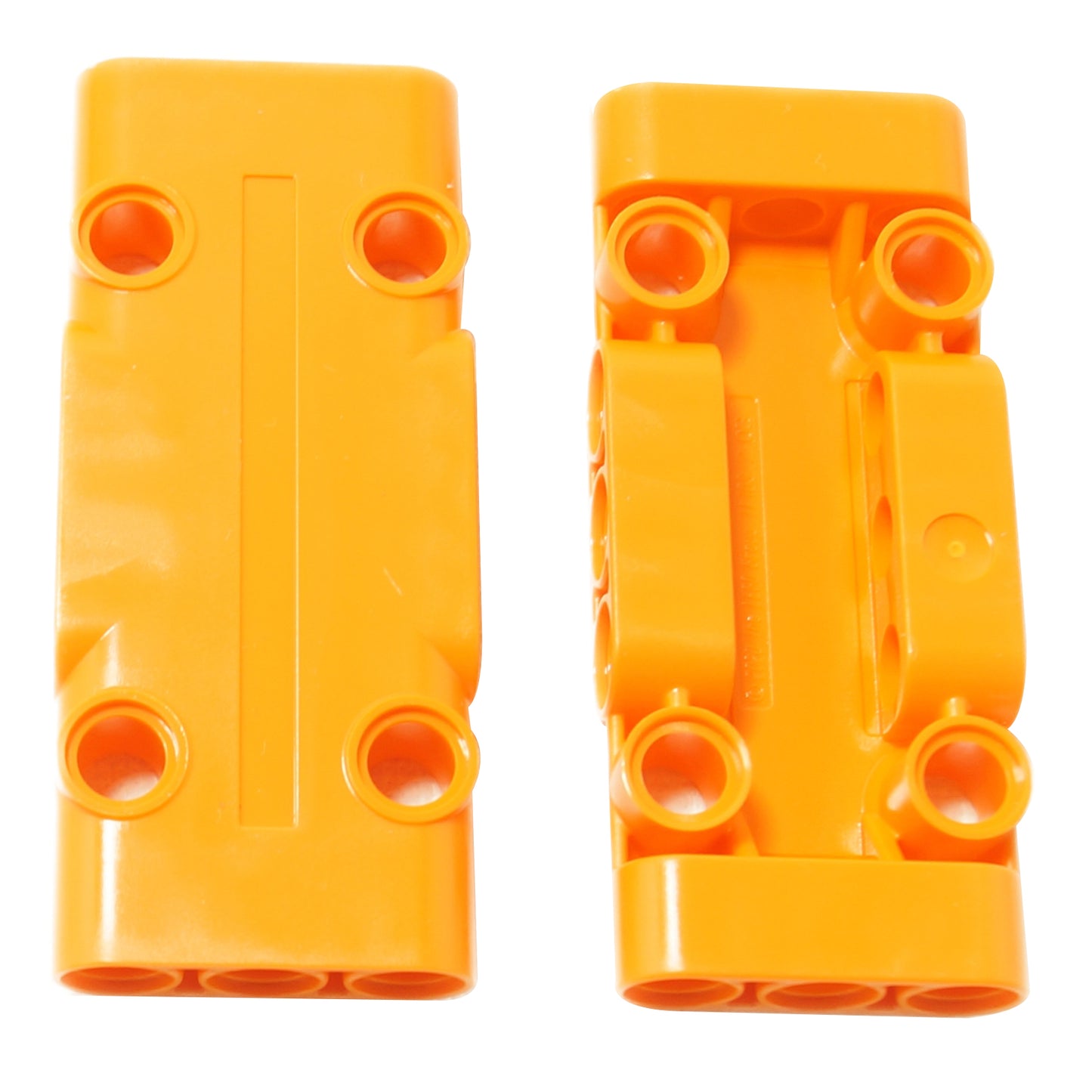 LEGO® Technic Panel 3 x 7 x 1 part 71709 in black with curved shell design bright light orange