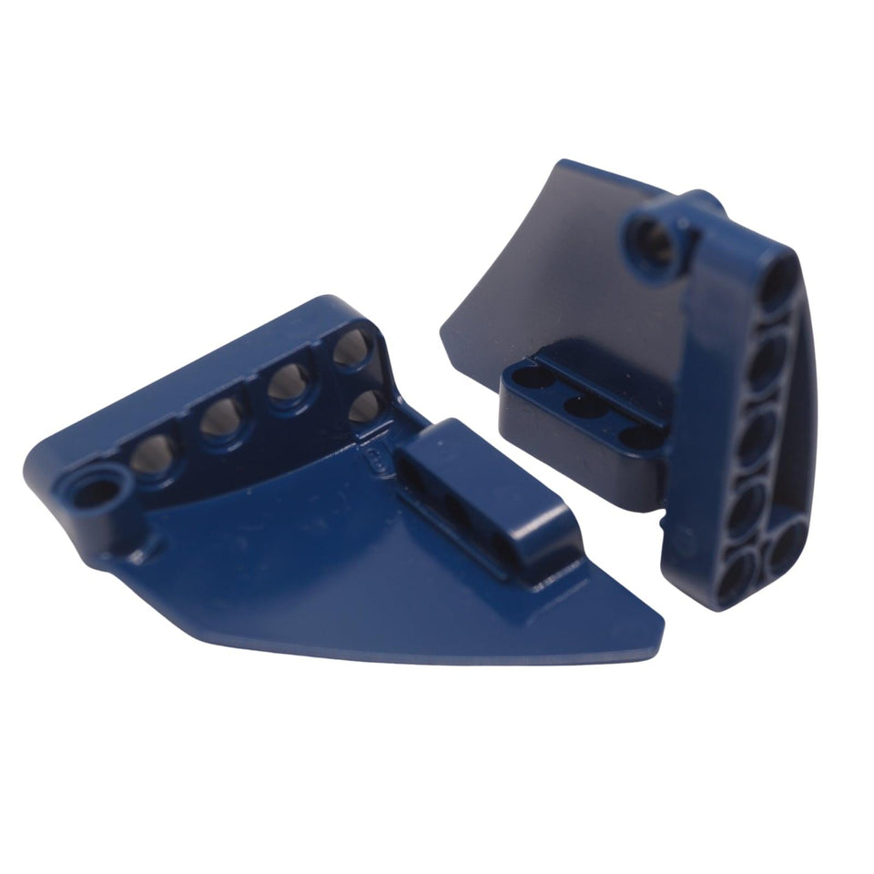 ®ليغو لوحة Technic Panel Fairing #13 كبيرة قصيرة ذات جانب أملس A (الجزء 64394) باللون الأزرق الداكن، تُستخدم للألواح الجانبية، وتشكيل الشكل، و Technic vehicle fairings
