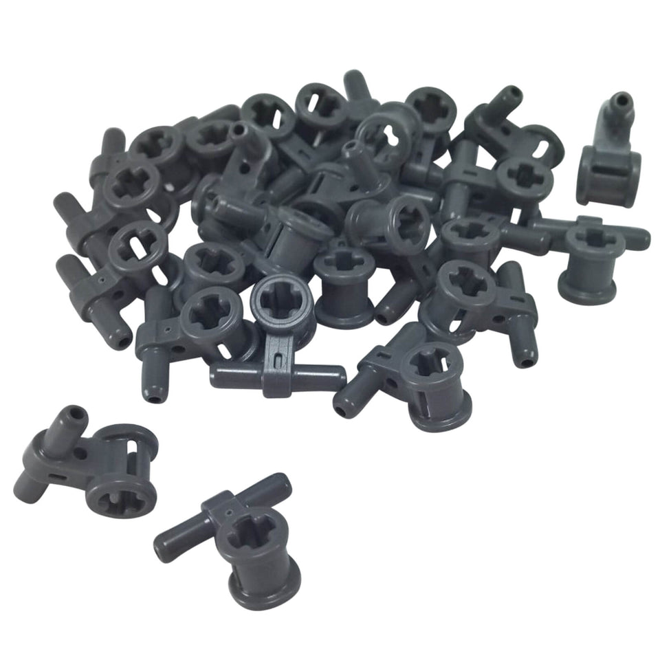 LEGO® Technic Pneumatic Hose Connector with Axle Connector 99021 in dark bluish gray