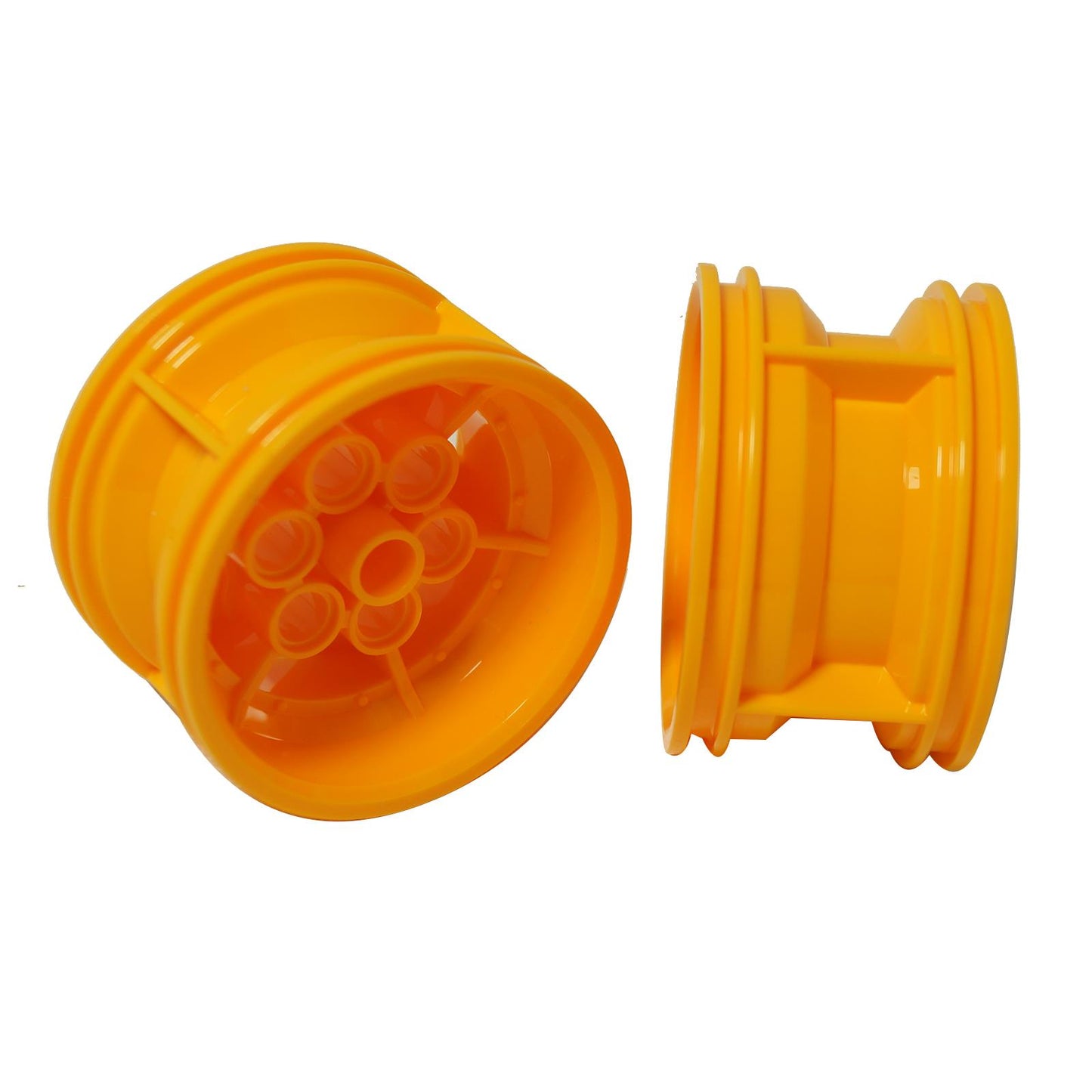 LEGO® Technic racing wheel 43.2 x 26 mm with 6 pin holes in bright light orange, wheel rim for Technic vehicles
