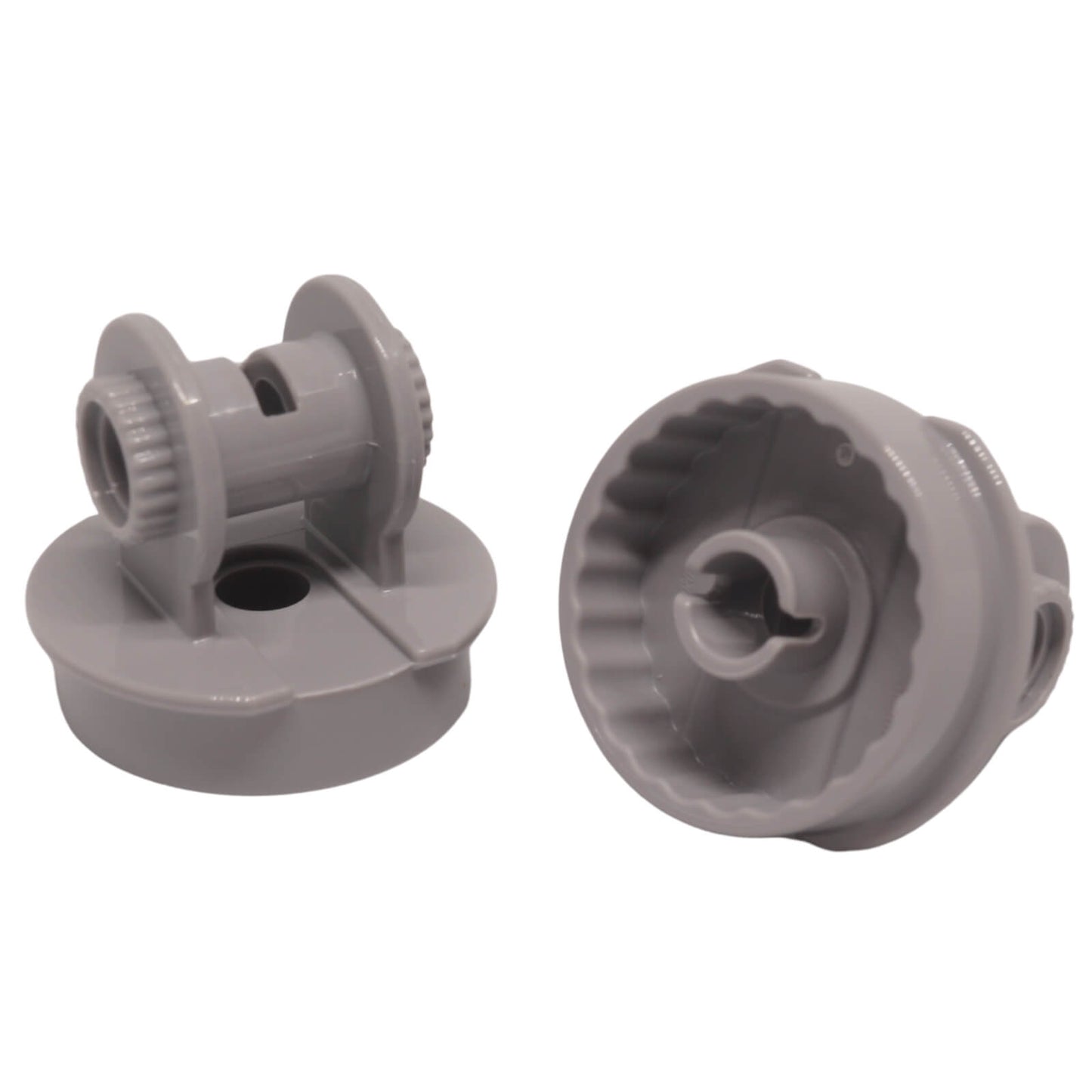 LEGO® Technic Rotation Joint Disk 79505 with large pin and ribbed circular edge light bluish gray