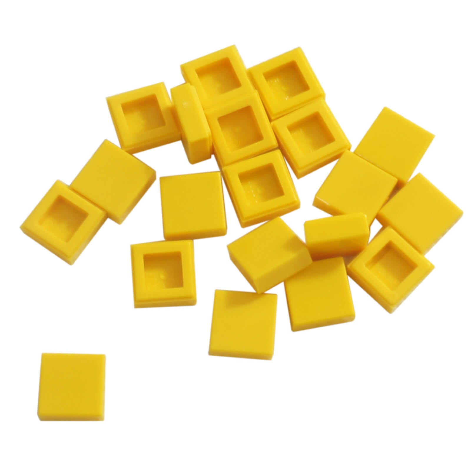 LEGO Tile 1 x 1 part 3070 smooth square building element yellow
