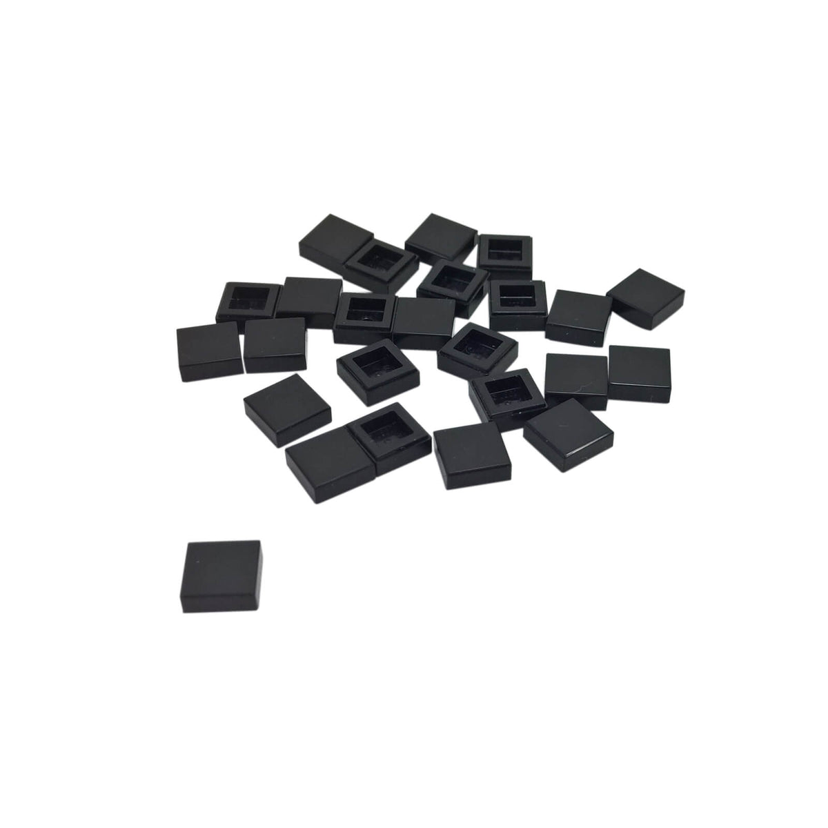 LEGO Tile 1 x 1 part 3070 smooth square building element black