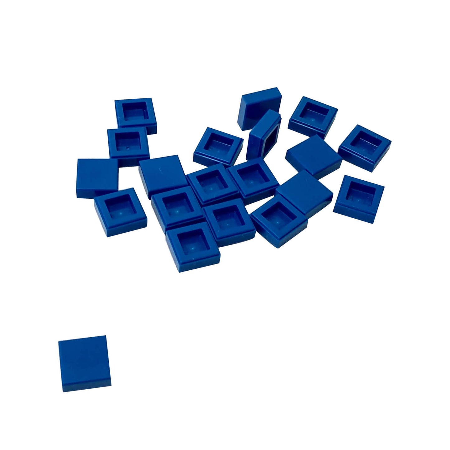 LEGO Tile 1 x 1 part 3070 smooth square building element blue