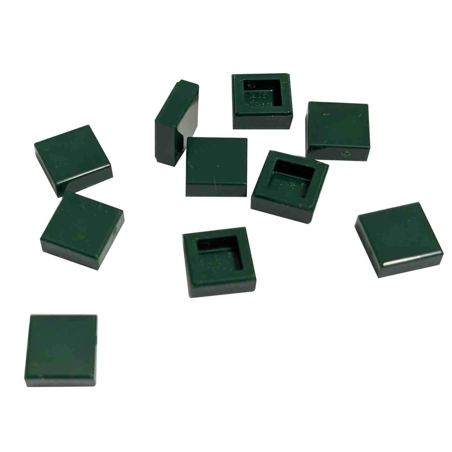LEGO Tile 1 x 1 part 3070 smooth square building element dark green