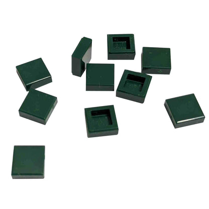 LEGO Tile 1 x 1 part 3070 smooth square building element dark green