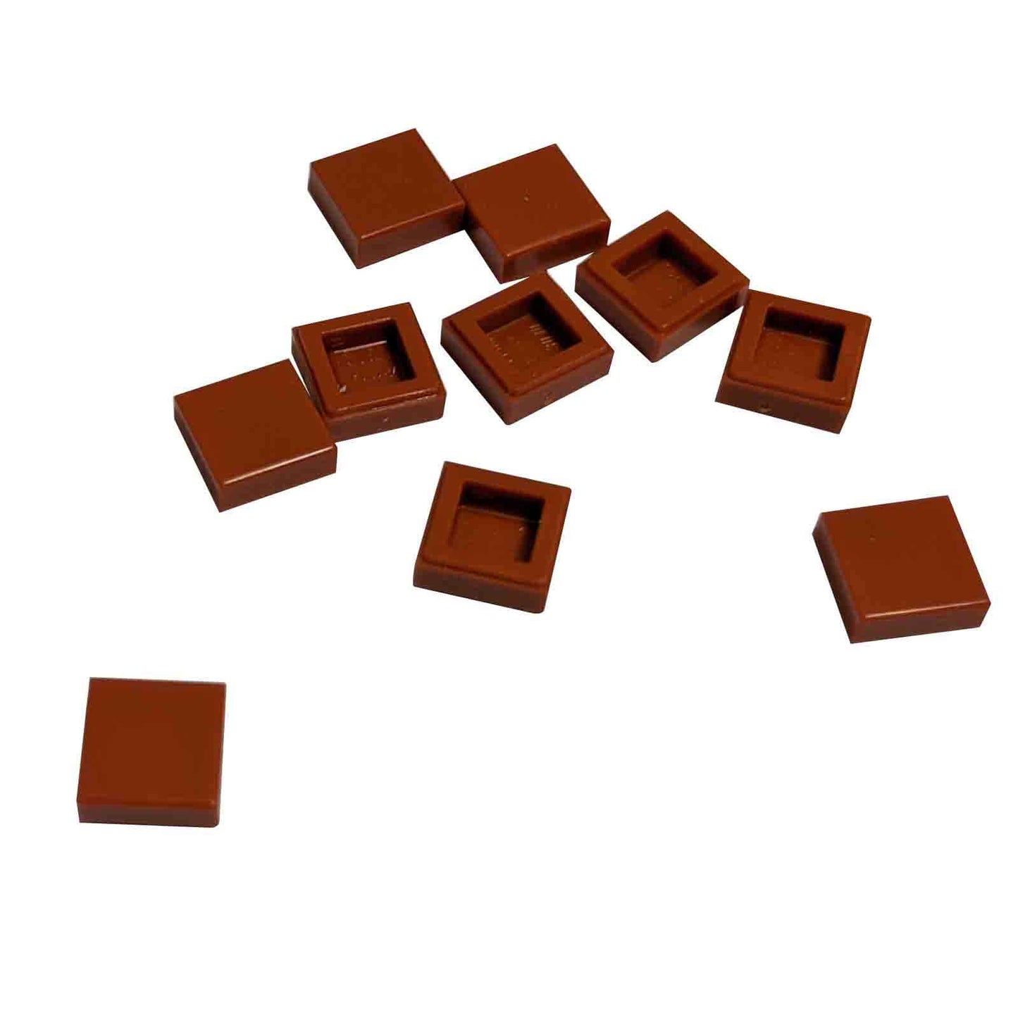 LEGO Tile 1 x 1 part 3070 smooth square building element dark orange