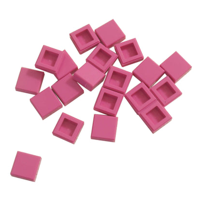LEGO Tile 1 x 1 part 3070 smooth square building element dark pink