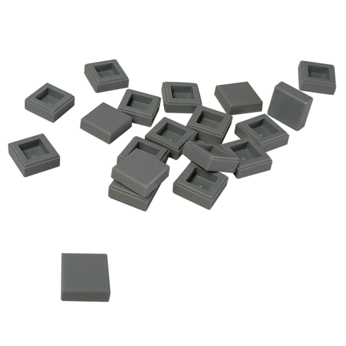 LEGO Tile 1 x 1 part 3070 smooth square building element light bluish gray