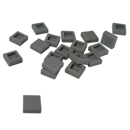 LEGO Tile 1 x 1 part 3070 smooth square building element light bluish gray