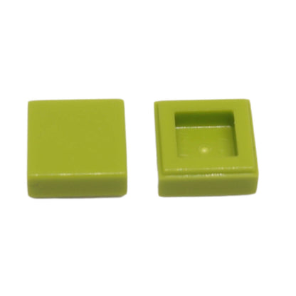 LEGO Tile 1 x 1 part 3070 smooth square building element lime