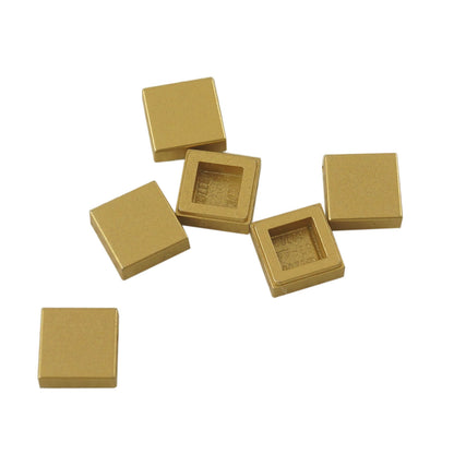 LEGO Tile 1 x 1 part 3070 smooth square building element metallic gold