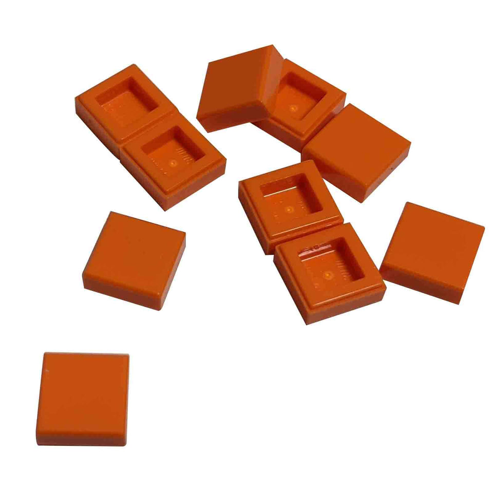 LEGO Tile 1 x 1 part 3070 smooth square building element orange
