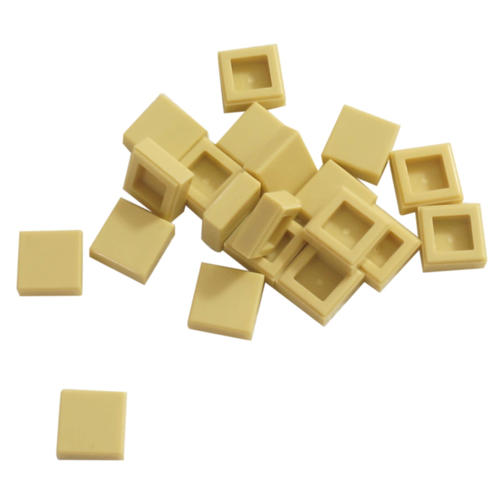LEGO Tile 1 x 1 part 3070 smooth square building element tan