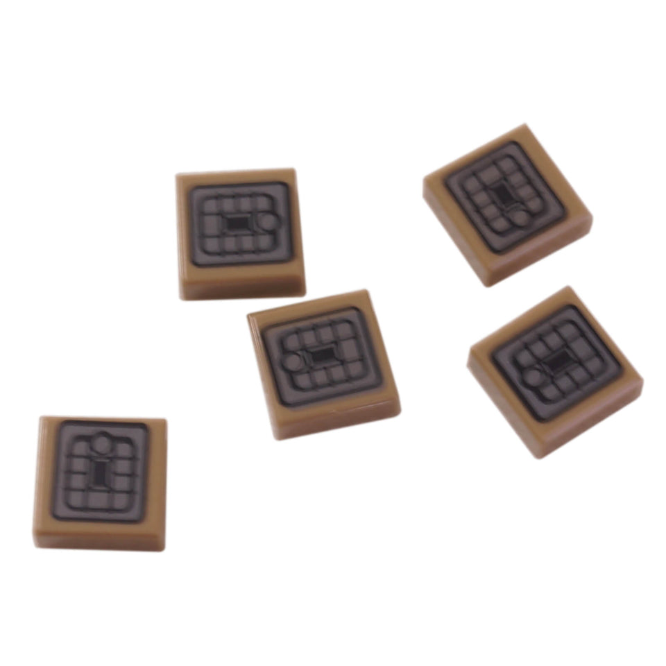 LEGO Tile 1 x 1 with Groove featuring Jetpack Equipment Pattern 3070bpb090