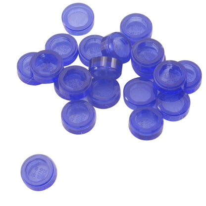 LEGO® round tile 1 x 1 with smooth studless surface, used for clean detailing and decorative finishes, trans-purple color
