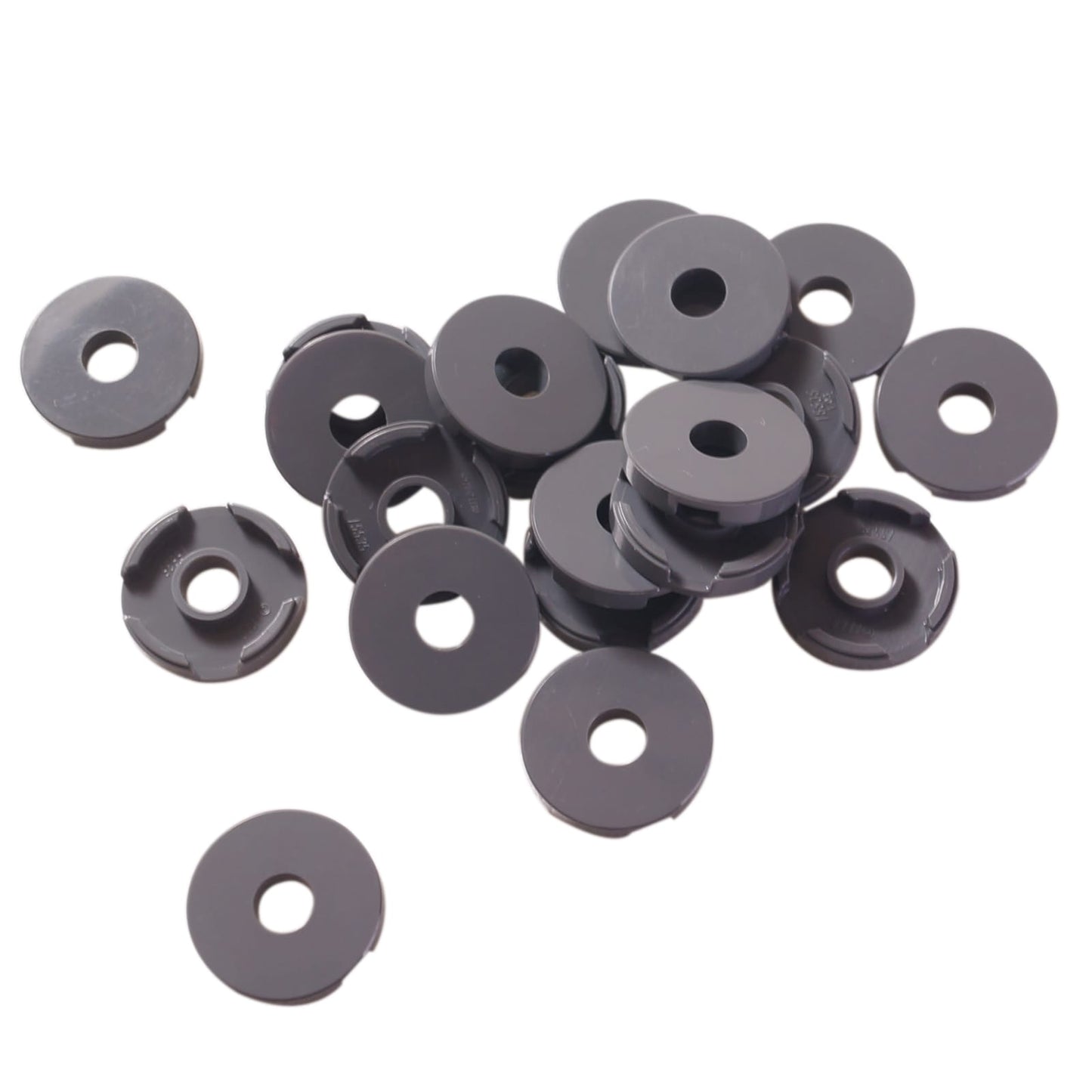 LEGO® round tile 2 x 2 with center hole, smooth finished surface for axles, bars, or decorative detailing, dark bluish gray color
