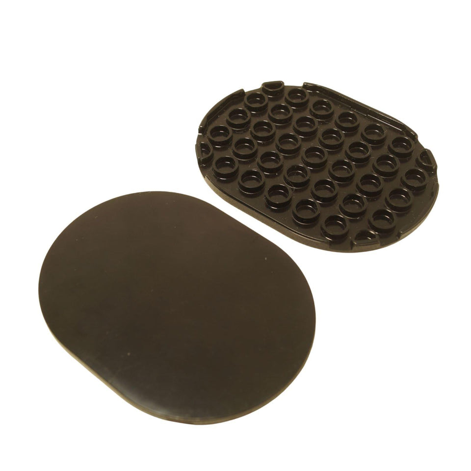 LEGO Tile Round 6 x 8 Oval 65474 large flat building part top and bottom  view