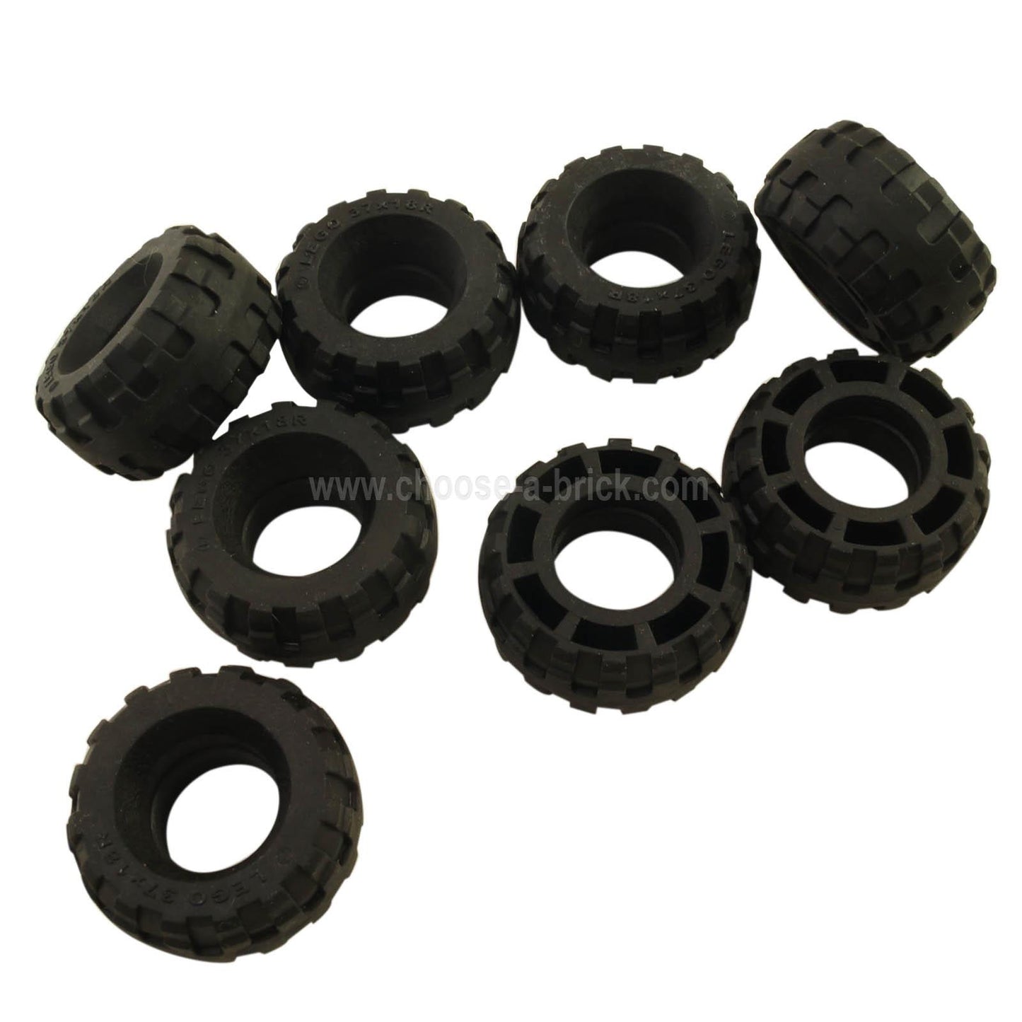 LEGO tire 37 x 18R 56891 with deep tread pattern
