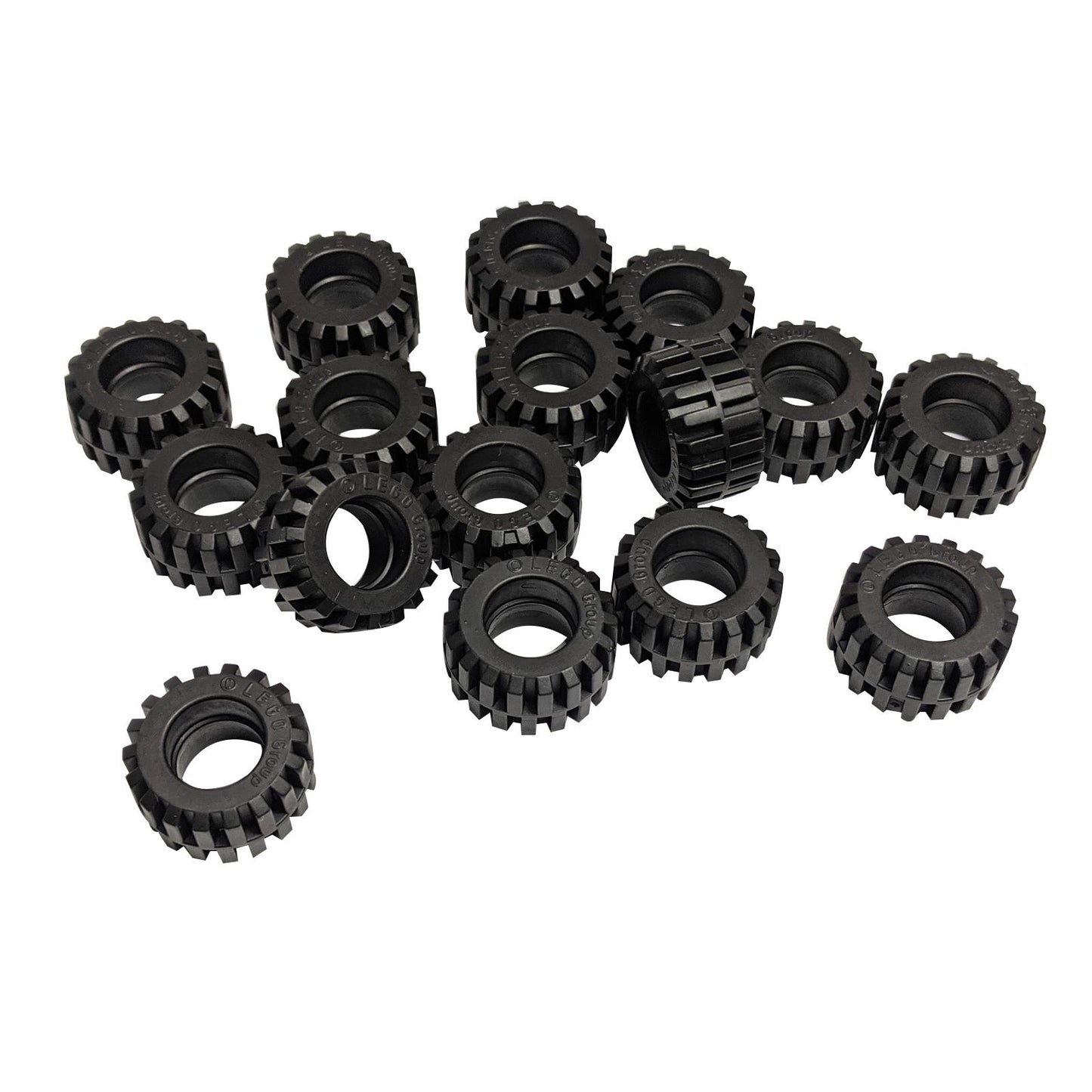 LEGO tire 87697 21mm x 12mm offset tread with center band
