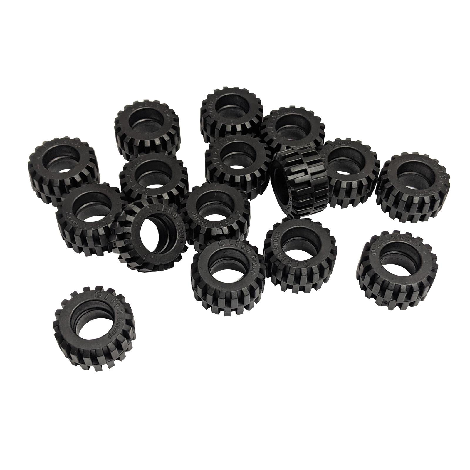 LEGO tire 87697 21mm x 12mm offset tread with center band